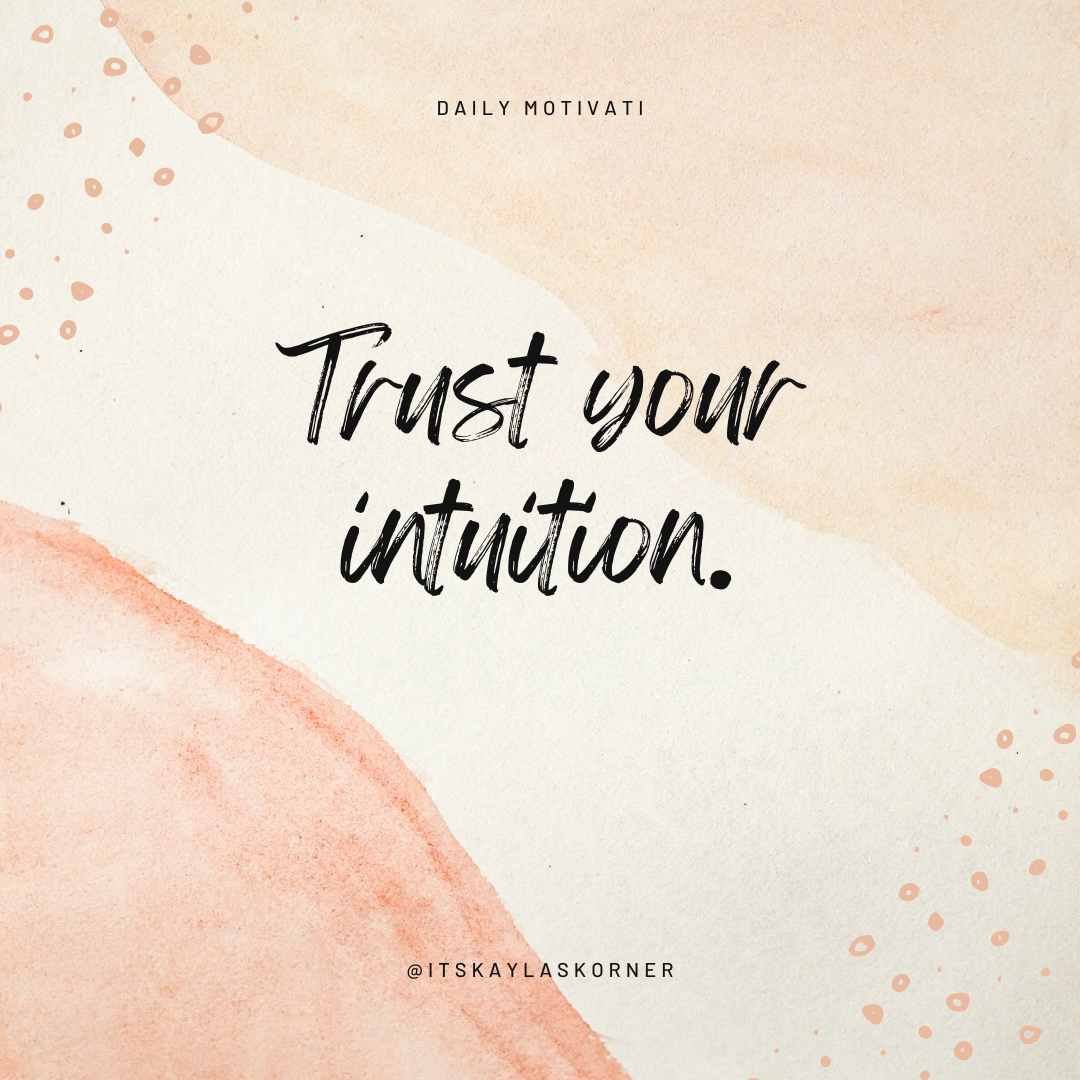 itskaylaskorner's tweet photo. Our intuition is often right, even if we can't explain why. So next time you're faced with a decision, take a moment to listen to your gut feeling. It may just lead you in the right direction. https://t.co/Prb3b6aHV5