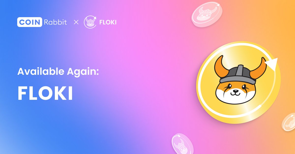 🪙 Exciting comeback!

🪙 $FLOKI by <a href="/RealFlokiInu/">Floki</a> is back on CoinRabbit! That means that the best crypto loans on the market are available to #FLOKI holders again.

Use your #FLOKI to gain funds here:
tw.coinrabbit.io/cash