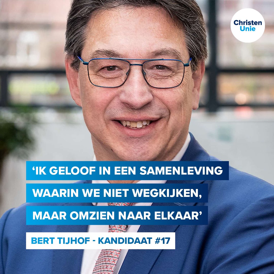 Mooie lijst <a href="/christenunie/">ChristenUnie</a> , blij met regionale kandidaat <a href="/AlwinteRietstap/">Alwin te Rietstap</a> op plek 4!
Let op dit keer ben ik niet nr13 maar nr 17 op de lijst...

#geloofindesamenleving #teamCU