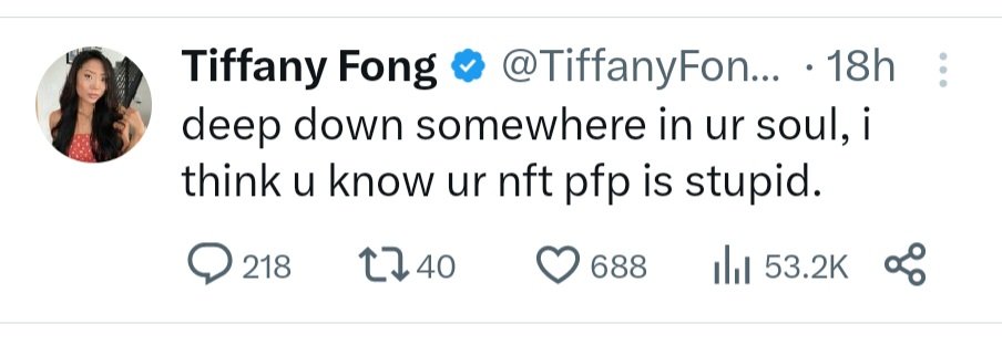 There's always 1 naysayer 🫣. If only they took the time to understand the art behind the nft. Who created it, and the story behind them tells u more about the project than just the cover. Let's all learn and understand more about the ideas before passing judgement, please. 🙏🥰