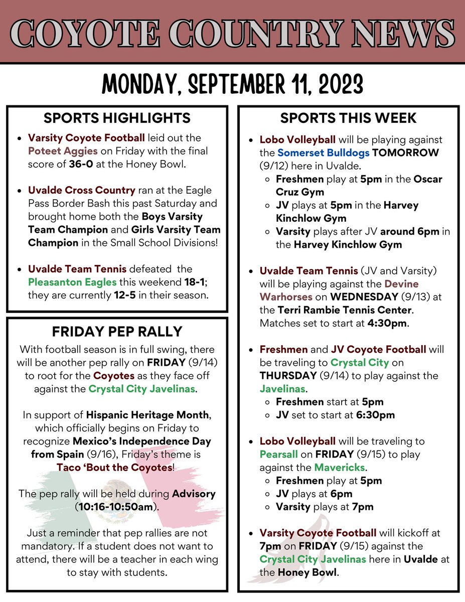 Uvalde High School tweet media