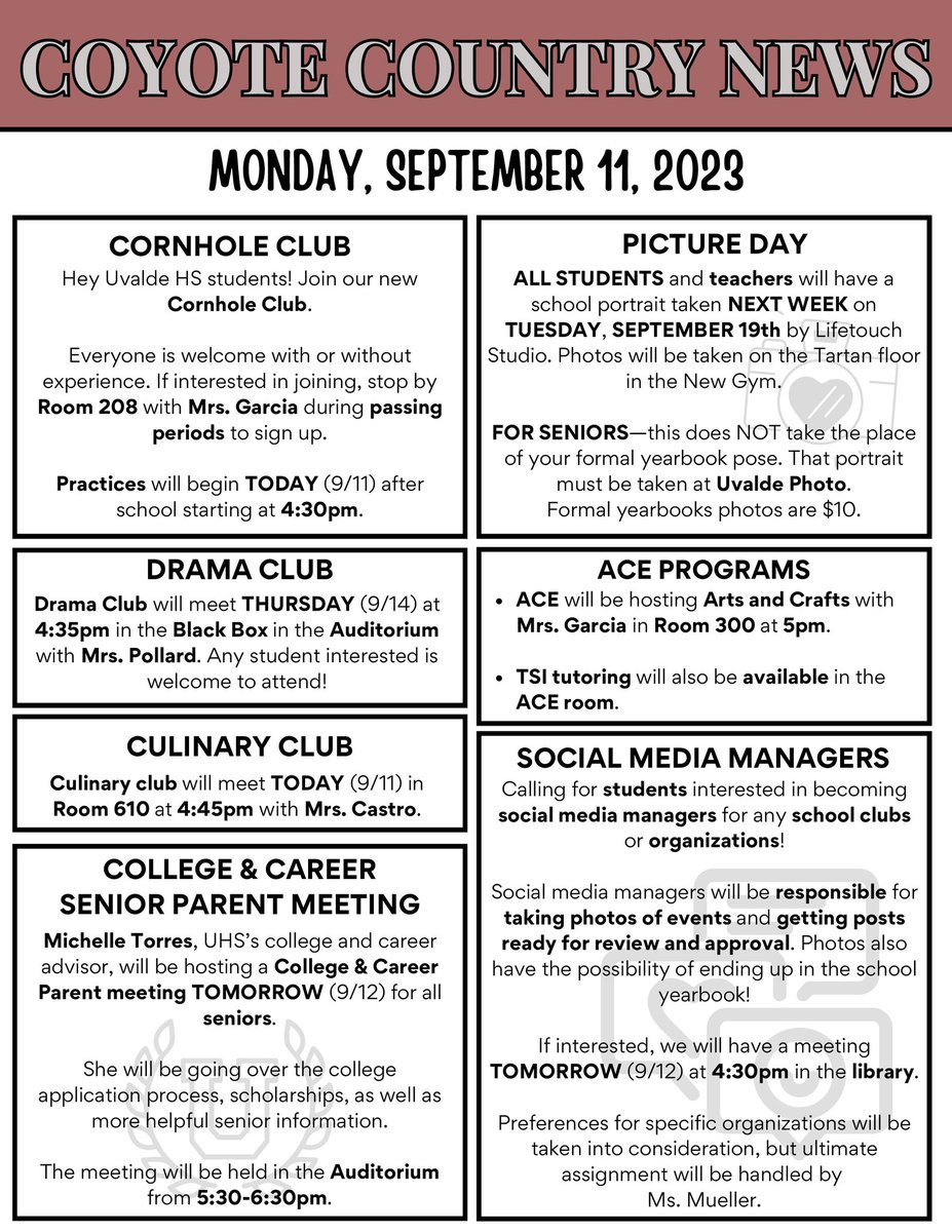 Uvalde High School tweet media