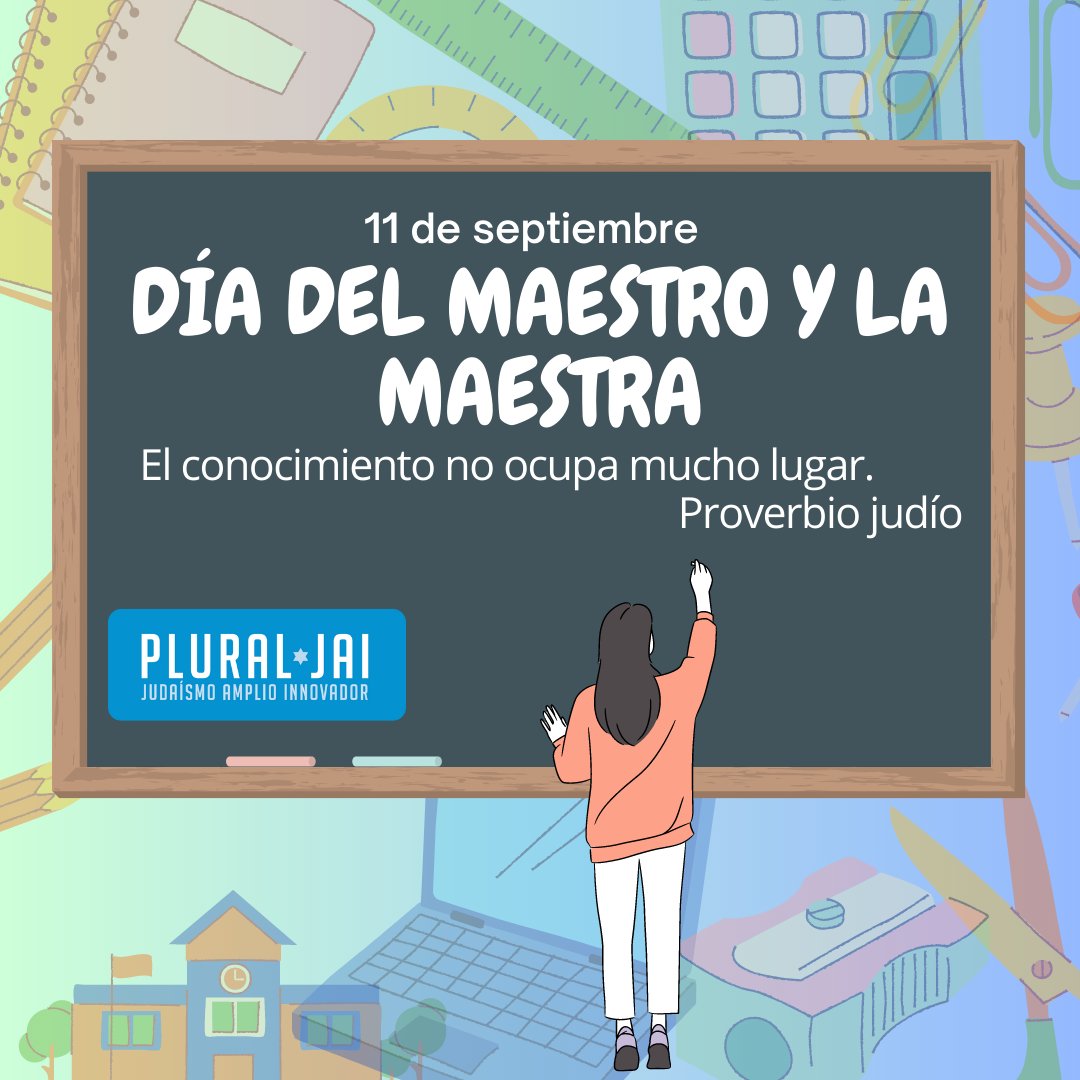 pluraljai's tweet photo. FELIZ DÍA DEL MAESTRO/A https://t.co/lP45QpLEDH