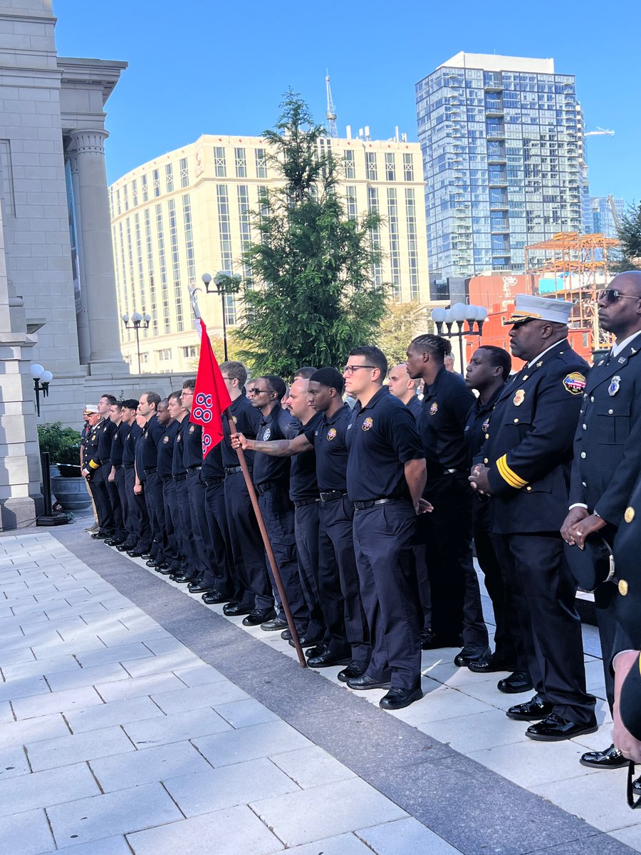 We remember those who lost their lives 22 years ago when 412 of your brothers and sisters in service died working to keep their communities safe. We experience the bravery of first responders each day. I stand with you to remember the fallen and to give thanks to those who serve.