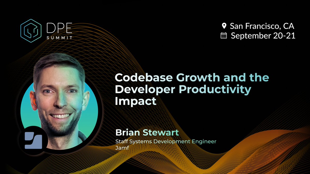 Do you worry that your build and test time is becoming a #developerproductivity hazard? Come to #DPESummit23 to hear Brian Stewart from Jamf share the winning techniques that enabled a 23% YoY improvement in build and test times while supporting 10-15% codebase growth 📈. Plus,