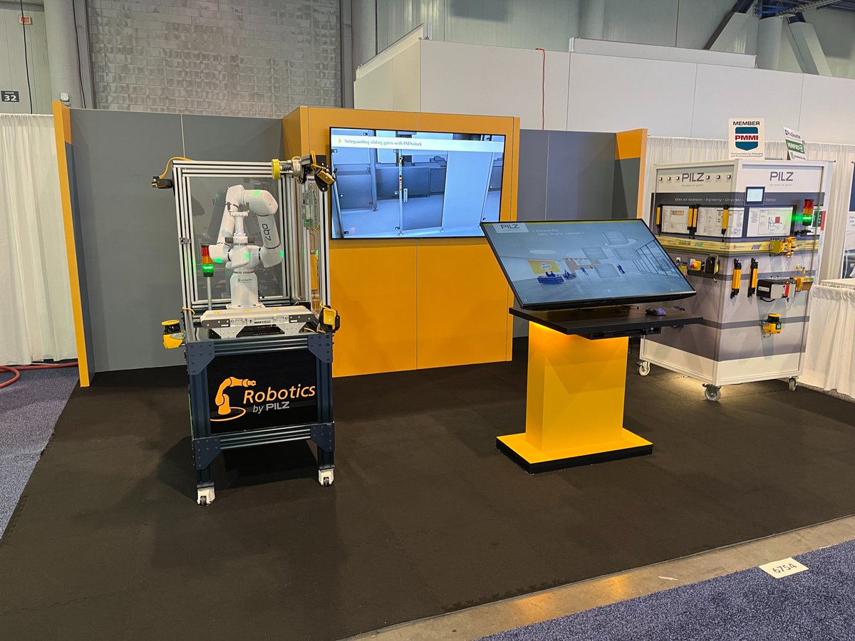 We are featuring our latest technologies this week in Booth 6754 at the 2023 Pack Expo Las Vegas Show.  Come join us at the Las Vegas Convention Center! #packexpolasvegas #pilz #automation #machinesafety