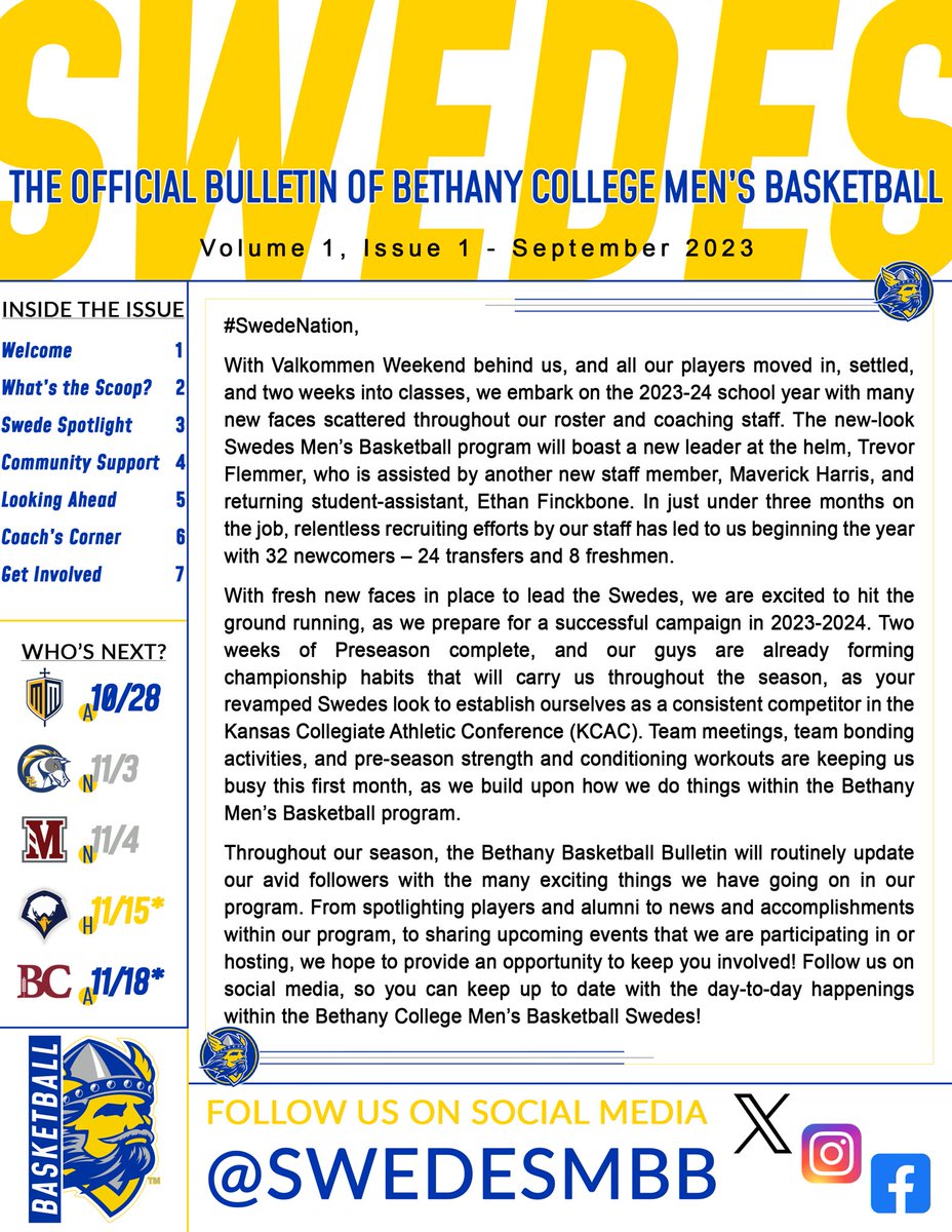 Swedes Basketball tweet media