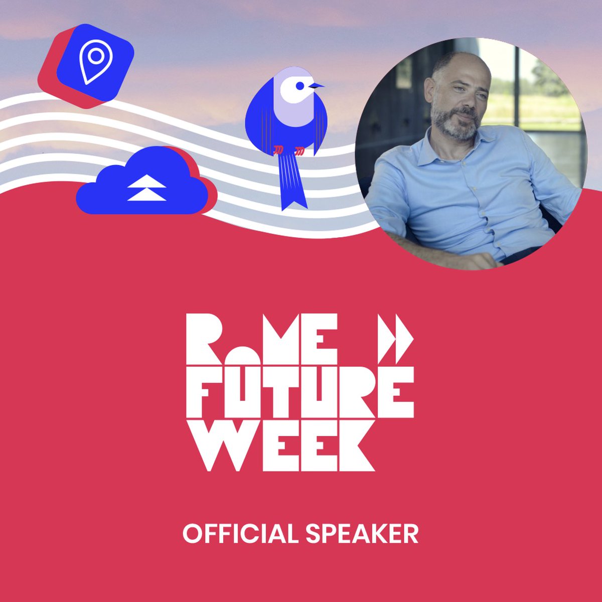 Rome Future Week®
Dal 11 al 17 settembre
Sarò uno degli speaker all'evento FOOD &amp; BEVERAGE | INNOVAZIONE, dove presenteremo RAFT, Roma Agri Food Tech, il primo polo di innovazione nel settore agroalimentare a Roma. 
Confermate la vostra presenza qui: romefutureweek.it/.../open-stage…