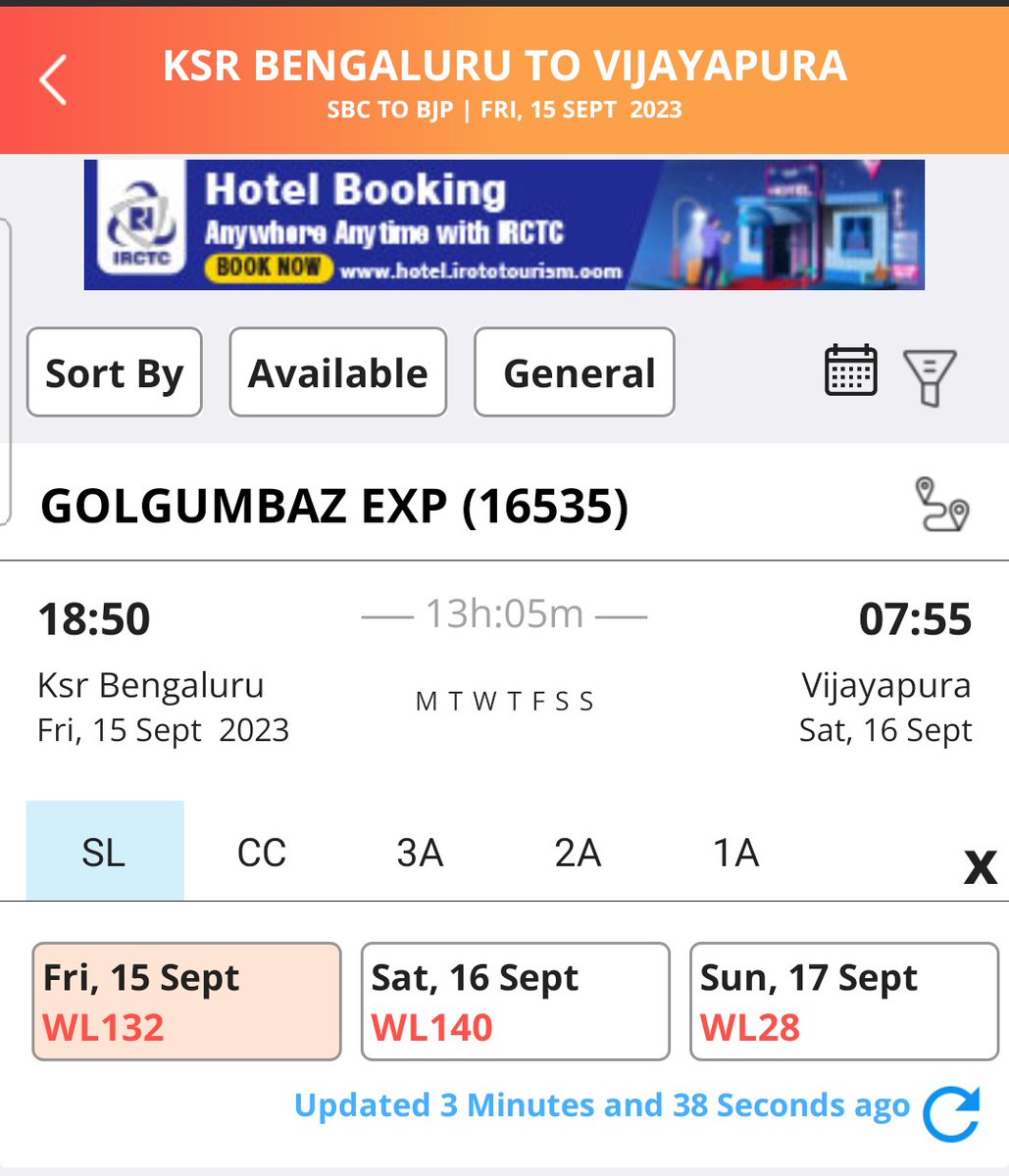 Hulikavishri's tweet photo. @SWRRLY @drmubl @drmsbc @airnewsalerts @ddchandanabng @PIBBengaluru Sir kindly Run one #Bidar via #Kalaburagi and one #Vijayapura Via #Hospete.
It's Very helpful 

Sir @AshwiniVaishnaw @SWRRLY @drmsbc @Central_Railway @SCRailwayIndia @PMOIndia @narendramodi every year many passengers travling home for #Ganapati Festival kindly Run spl trains https://t.co/AjHvV2CyVS