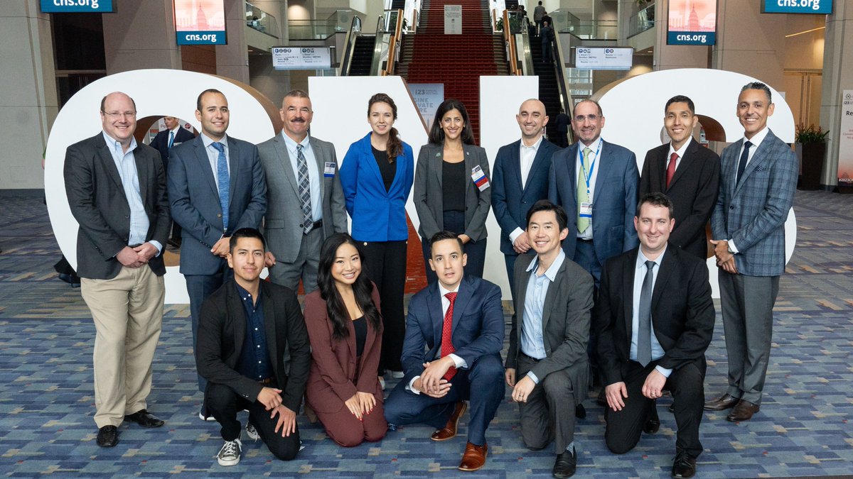 #UCSDNeuroSurg represents at #2023CNS! We are so incredibly proud of this talented and compassionate team of faculty, residents and <a href="/UCSanDiego/">UC San Diego</a> medical students who took a quick break from their many <a href="/CNS_Update/">CNS</a> presentations to gather for a photo. #UCSDatCNS