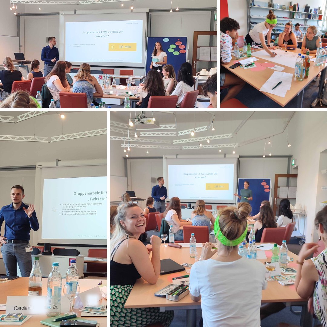 wissimdialog's tweet photo. Yay, Workshop zu #Wisskomm via Social Media bei der Lernwerkstatt Technikkommunikation 2023 mit @acatech_de. Rund um Fragen wie "Wie initiiere ich einen fortlaufenden Dialog?" oder auch "wie mache ich aus meinen nerdigen Facts eine packende Geschichte?". 🤓 Danke für eure Ideen! https://t.co/xZ3fmLUoMY