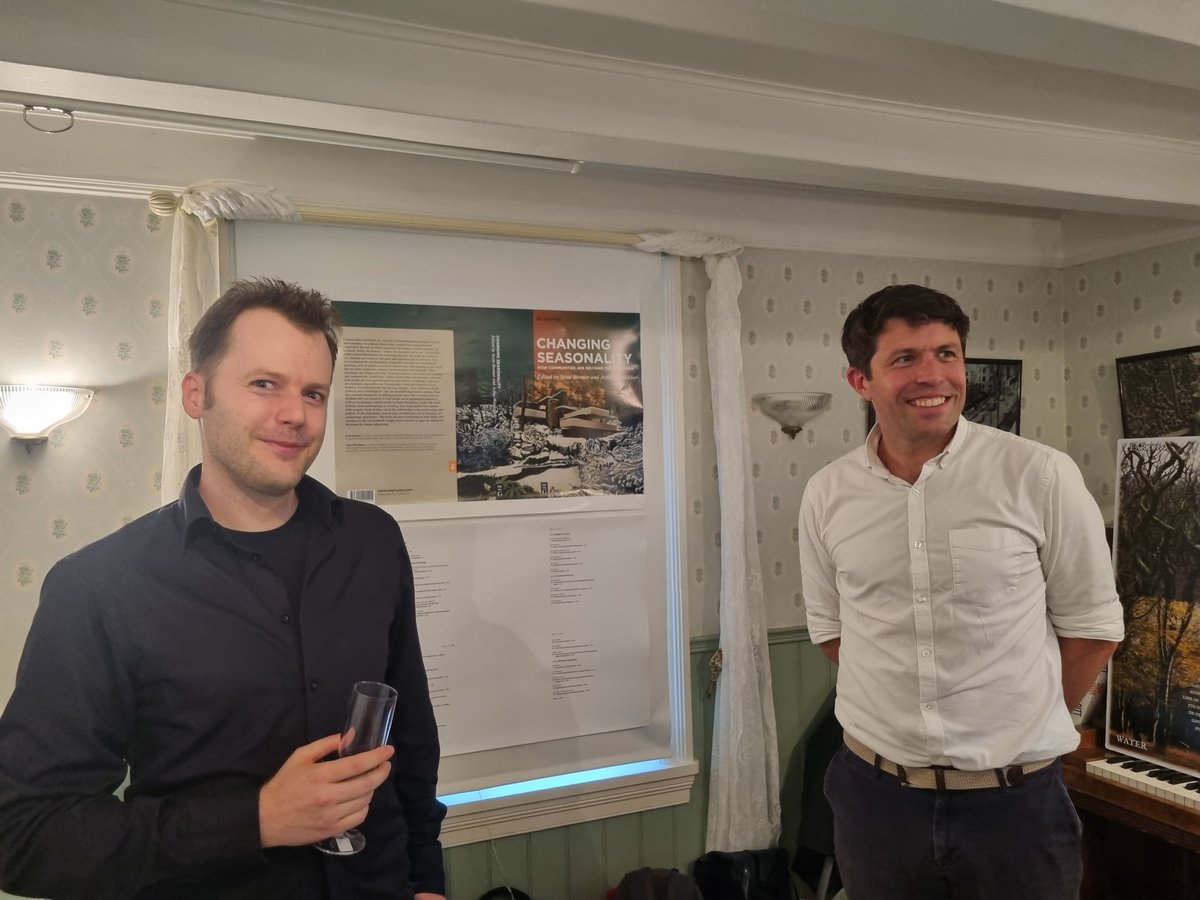 An inspiring first day of the CALENDARS symposium <a href="/BergenGardens/">Bergen University Gardens</a> was rounded off with a launch of the upcoming book Changing seasonality, here pictured w/its two editors. Already looking forward to day 2! Read about the program and our amazing speakers:
tinyurl.com/65c3rmzy