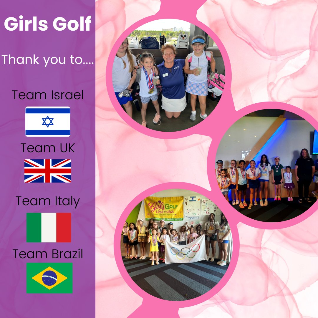 Yesterday, we had our Girls Golf Olympic Ceremony, our girls received their Olympic medals and had fun playing at TopGolf. 

We love seeing our girls improve their skills, and more importantly, create friendships for life!  

Thank you to everyone who came! See you Next Time