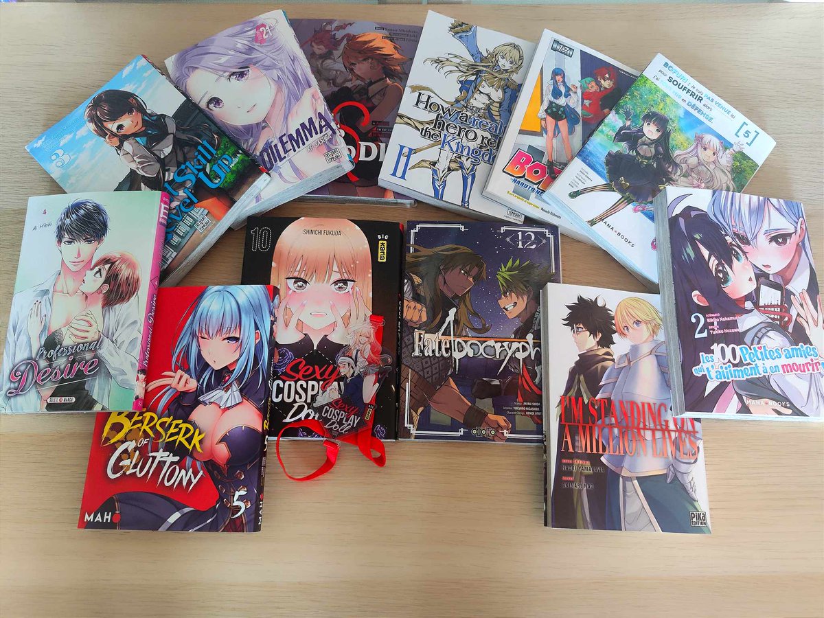 Kurisu_2106's tweet photo. Here some released mangas from france edition 🤔 i think we are late for some of them but it's pleasant to collect mangas 😤
#manga #mangablog https://t.co/xWDuL1RuMk