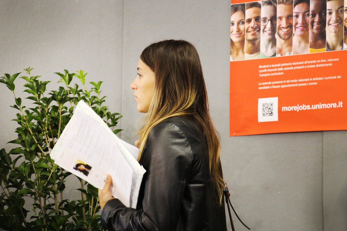 Il 5 ottobre a ModenaFiere l’ottava edizione del MoreJobs Career Day, dove studenti e studentesse, laureati e laureate potranno presentarsi a oltre 120 aziende. morejobs.unimore.it
#jobsearch #Jobs #jobopportunity #OpenDay #university #modena