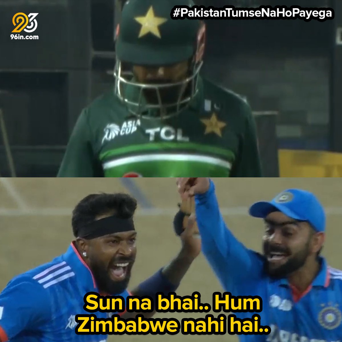 Pakistan TumseNa HoPayega The way Pakistan hopes to win through hard work, it will never win with India, it is certain that it will never win with India.