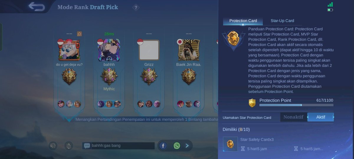 Done bang. 

Btw ada yang butuh proteksi? Wkwk