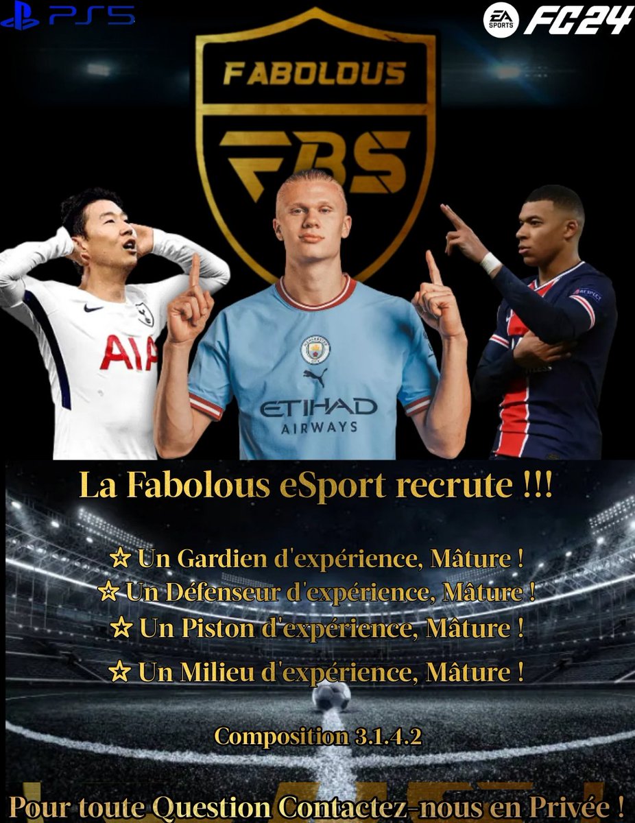 Reprise dans 15 Jours nous recherchons du sang neuf pour intégrer  l'équipe  et apporter votre expérience 😁 

N'hésitez pas à me contacter en PV !