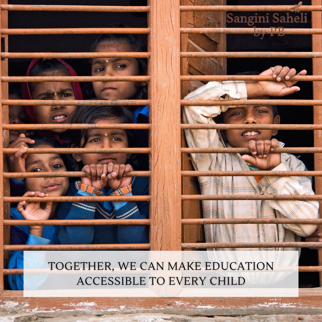 sanginisaheli's tweet photo. In every child's education, lies the promise of a brighter tomorrow.
DM to become a part of the Sangini Saheli and become a part of our organization.
#NGO #helpindia #Education #educationalrights #childrensright #studentsright #educate ##sanginisaheli #priyalbhardwaj https://t.co/TK8qfOetWj