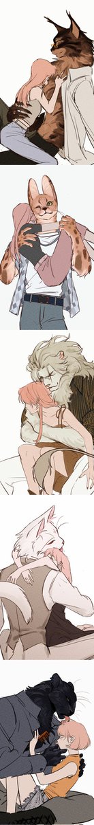 chongfengtuye's tweet photo. #光与夜之恋 #兽人 🐱🐱🦁🦊🐆 https://t.co/hcMvQfI6kP