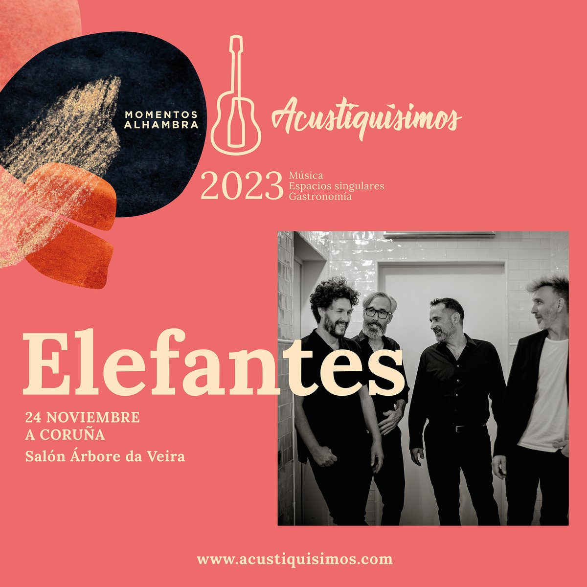 @ElefantesMusic regresan a #MomentosAlhambra @acustiquisimos (A Coruña). Entradas ya a la venta: entradas.ataquilla.com/ventaentradas/…