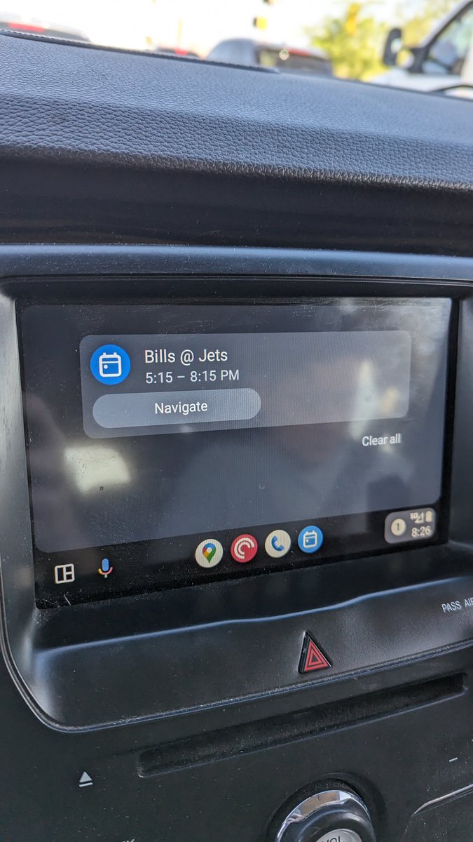 davidleary's tweet photo. .@GoogleAuto appears to be a bit excited about today's @BuffaloBills game... prompting me to drive to the sports bar 8+ hours early.
#GoBills #BillsMafia #BillsTwitter #BurnItAll https://t.co/YZoz1pLfuF