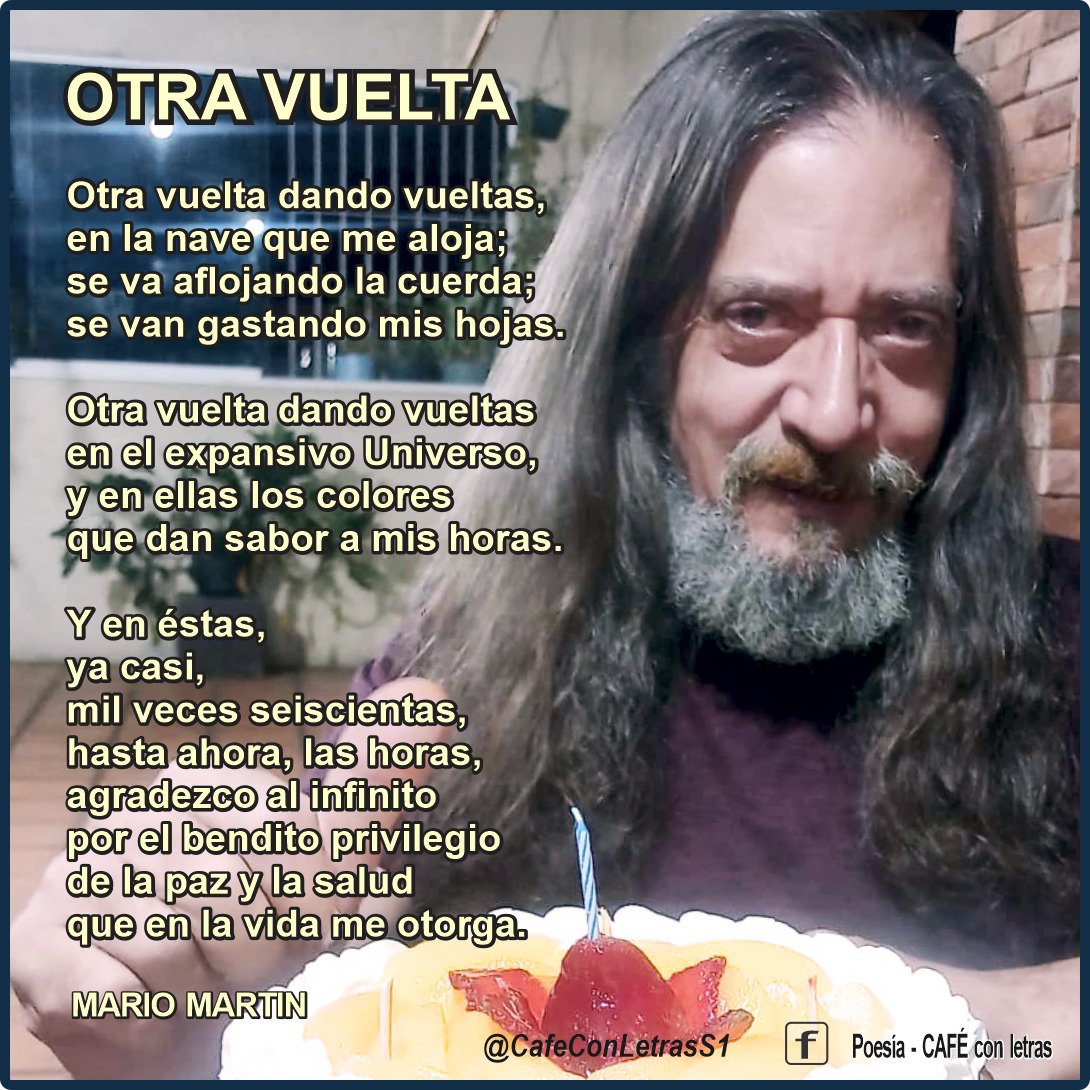 CafeConLetrasS1's tweet photo. OTRA VUELTA... https://t.co/n1tZrBKQIM