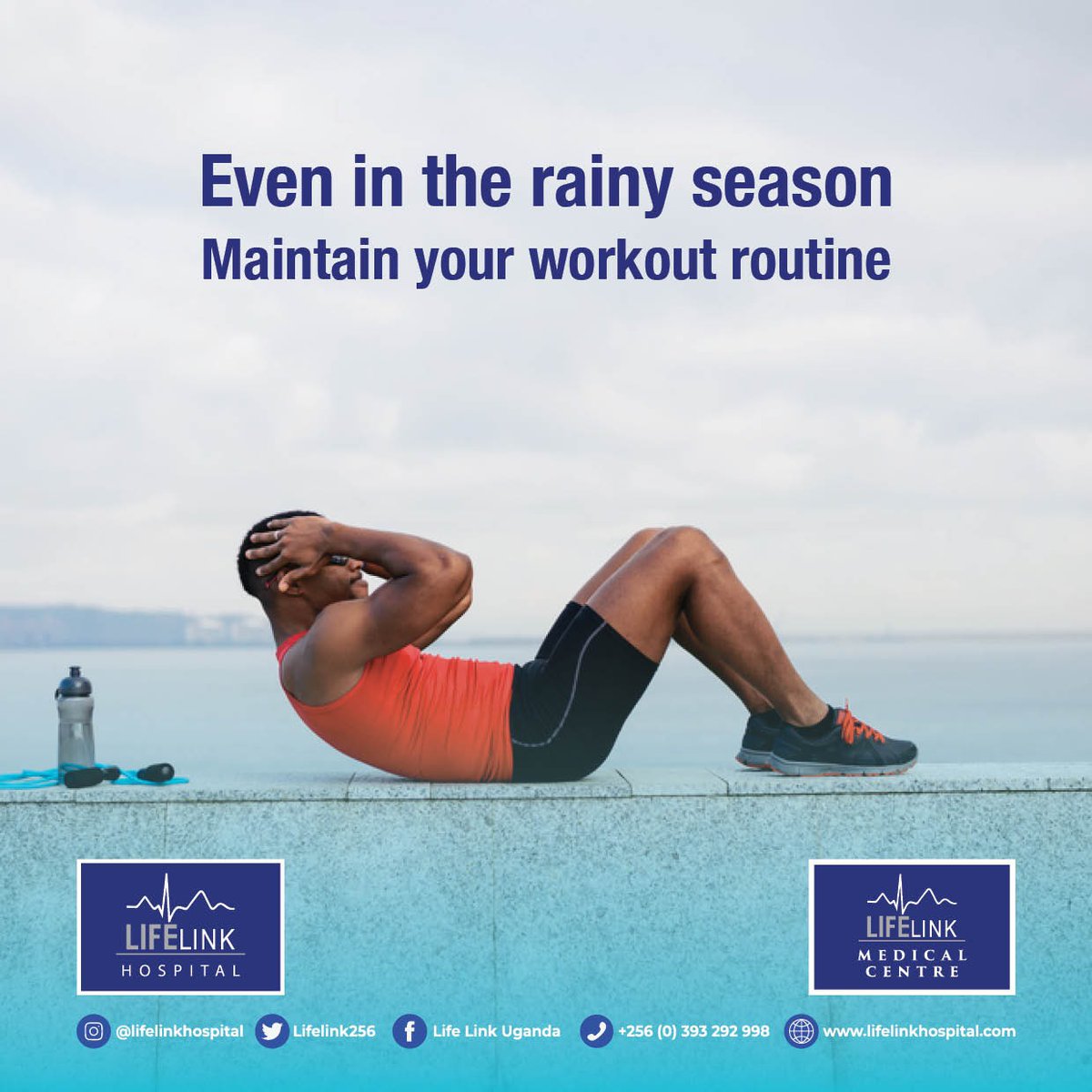 LifeLink256's tweet photo. Stay Fit Indoors ποΈββοΈ
No need to let rain ruin your workout plans. Keep working towards your fitness goals with indoor workouts to stay active and energized.
#WeDoCare #WellnessLink #HealthyLiving
#stayfit https://t.co/Pl5GVTU6lt
