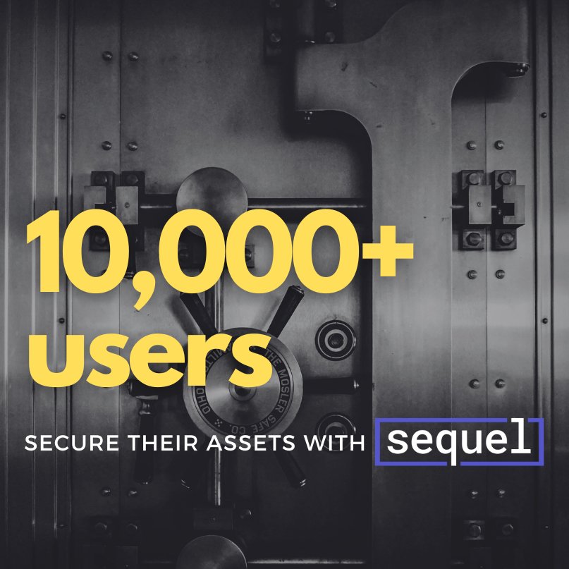 SequelFinance's tweet photo. Today we pass a new milestone, with more than 10,000 users now securing their wallets with Sequel's Wallet Management System, built on top of our trustless, e2ee, OPAQUE-driven protocol.

Interested in getting started? It's free (for now 👀)

https://t.co/E0X4c7zoe3 https://t.co/NTd6CG2TEd