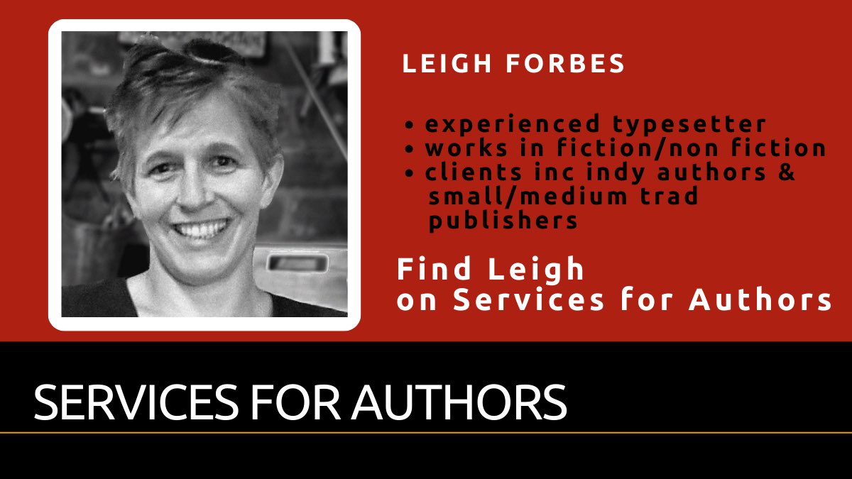 Looking for a typesetter? We have many freelancers listed in our Services for Authors directory. Check them out and make contact direct - with no commission payable to us. Here’s our latest ‘spotlighted’ member - @writeleighso - access her entry here: suppliers.theempoweredauthor.com/england/peters…