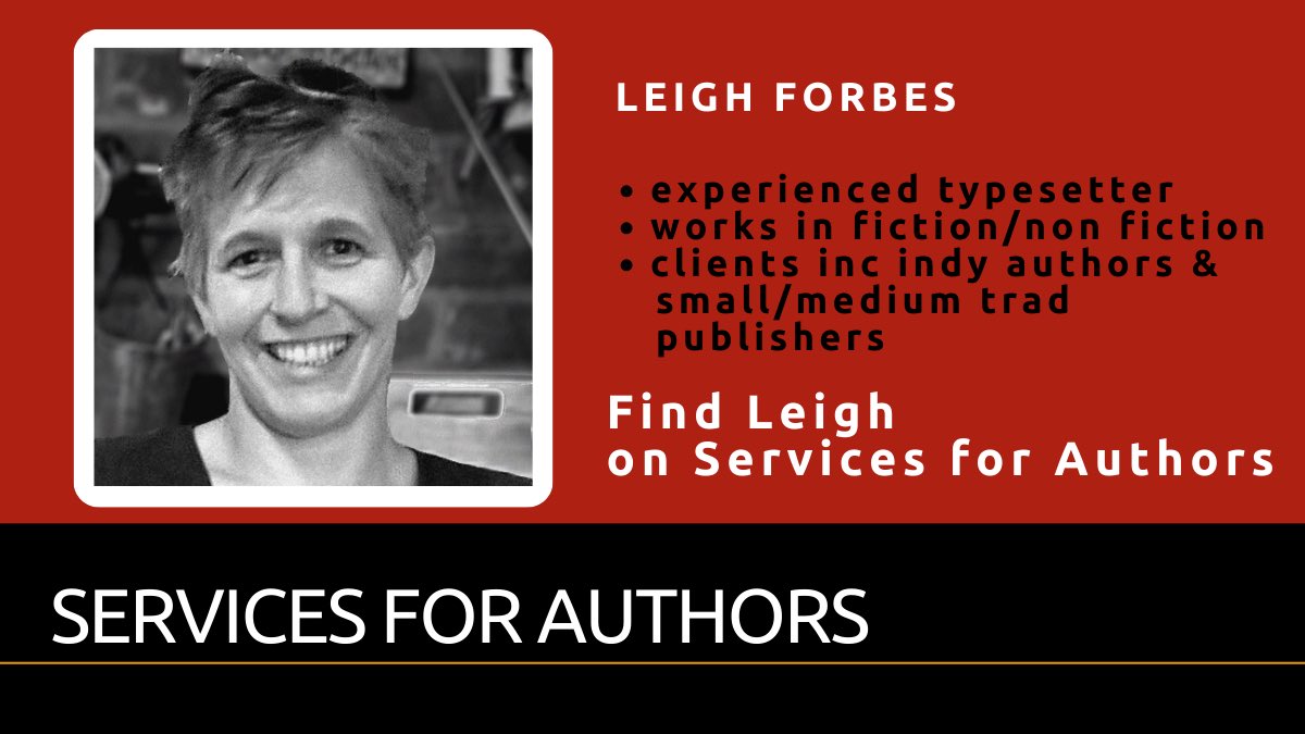 The Empowered Author (@empoweredauthor) on Twitter photo Looking for a typesetter? We have many freelancers listed in our Services for Authors directory. Check them out and make contact direct - with no commission payable to us.
Hereās our latest āspotlightedā member - @writeleighso - access her entry here: suppliers.theempoweredauthor.com/england/peters⦠Looking for a typesetter? We have many freelancers listed in our Services for Authors directory. Check them out and make contact direct - with no commission payable to us.
Hereās our latest āspotlightedā member - @writeleighso - access her entry here: suppliers.theempoweredauthor.com/england/petersā¦