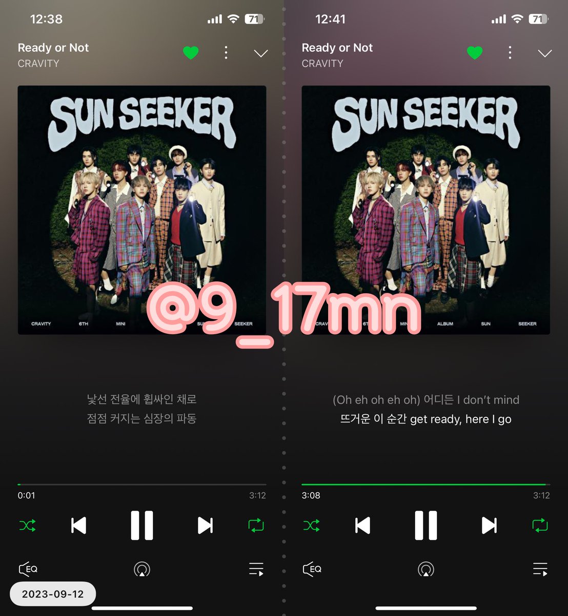 9_17mn's tweet photo. @CRAVITYstarship ☀️9월 12일 12AM☀️

#CRAVITY #크래비티
#SUN_SEEKER
#Ready_or_Not
#크래비티_get_set_ready_go https://t.co/C8gTMqkn37