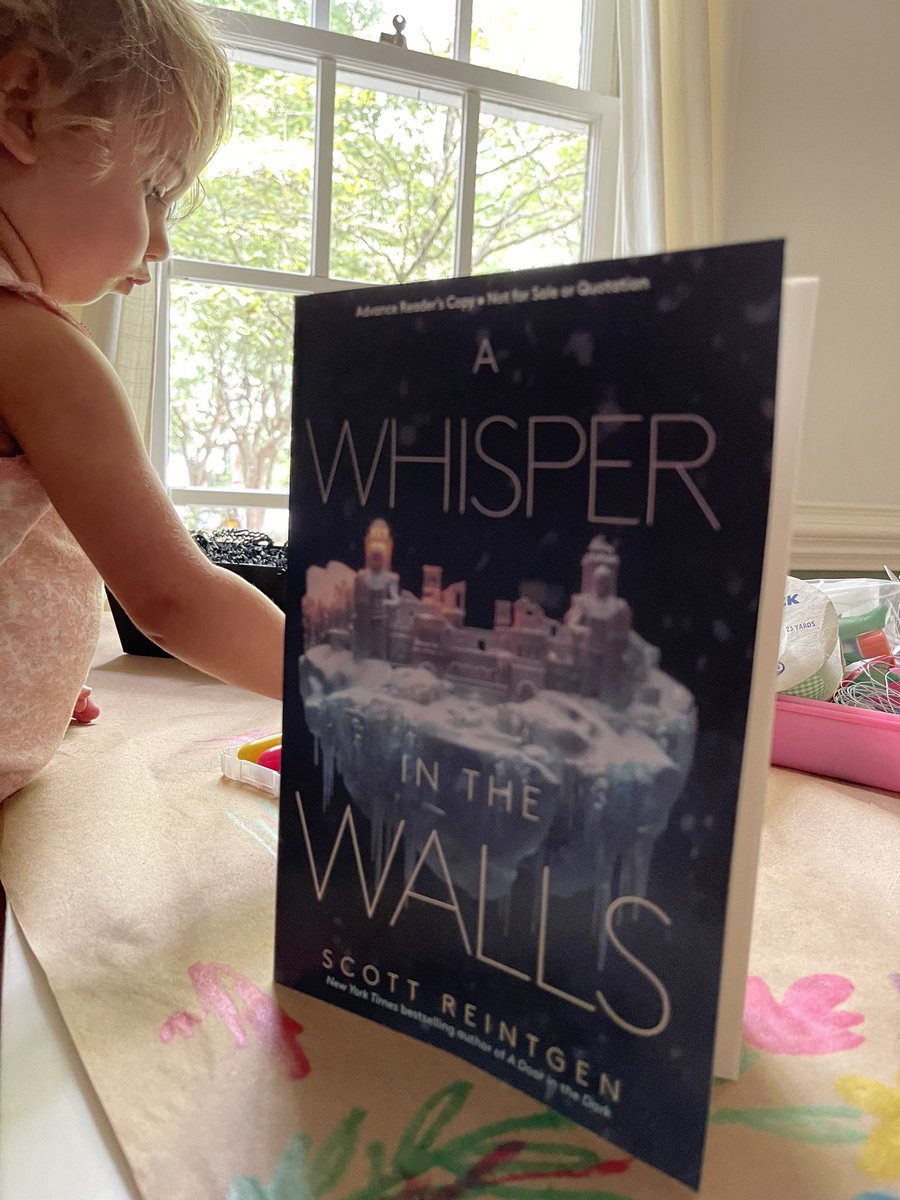 GIVEAWAY: I’m sending out one signed and personalized ARC of A Whisper in the Walls. Like and RT to enter. My assistant will get the book on the mail to you asap. She also might color on a few pages. Please don’t judge. Intl ok! 

Good luck!