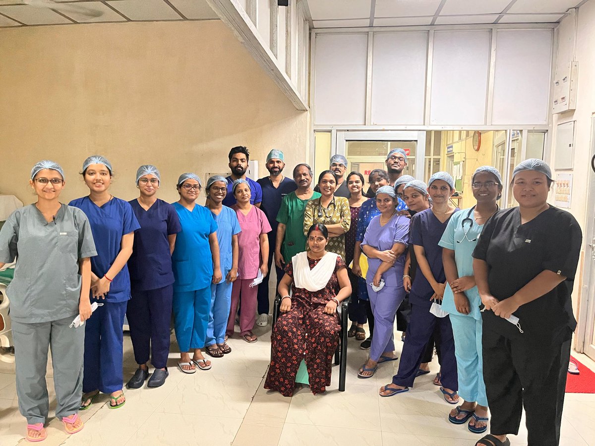 On 29 Aug 2023, a team of ANIIMS's specialists in Dept of Surgery and Gynec &amp; Obstetrics jointly operated in a single setting, on a 29 yrs old female patient with a recurrent sacrococygeal teratoma &amp; mature ovarian teratoma in two different locations. Pt. discharged &amp; doing fine.