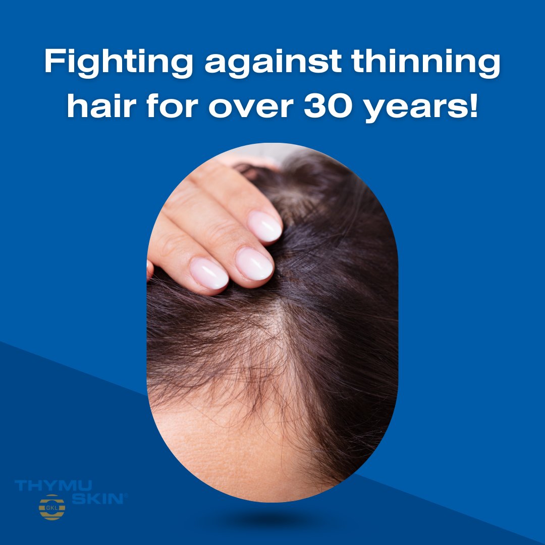 ThymuskinUSA's tweet image. Discover the transformative power of Thymuskin®! For over 30 years, our brand has been a trusted ally in the battle against thinning hair.

Take a look at our products: thymuskinusa.com

#Thymuskin
#ThinningHairSolution