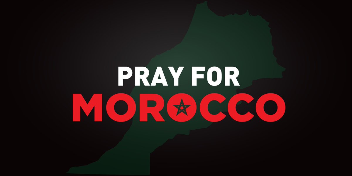 We are saddened by the devastation in the aftermath of Friday's earthquake in Morocco. As the days go by &amp; the death toll grows, we ask you to join us in praying for Morocco and the workers on the ground helping with relief efforts as they continue to respond to this disaster. 🙏