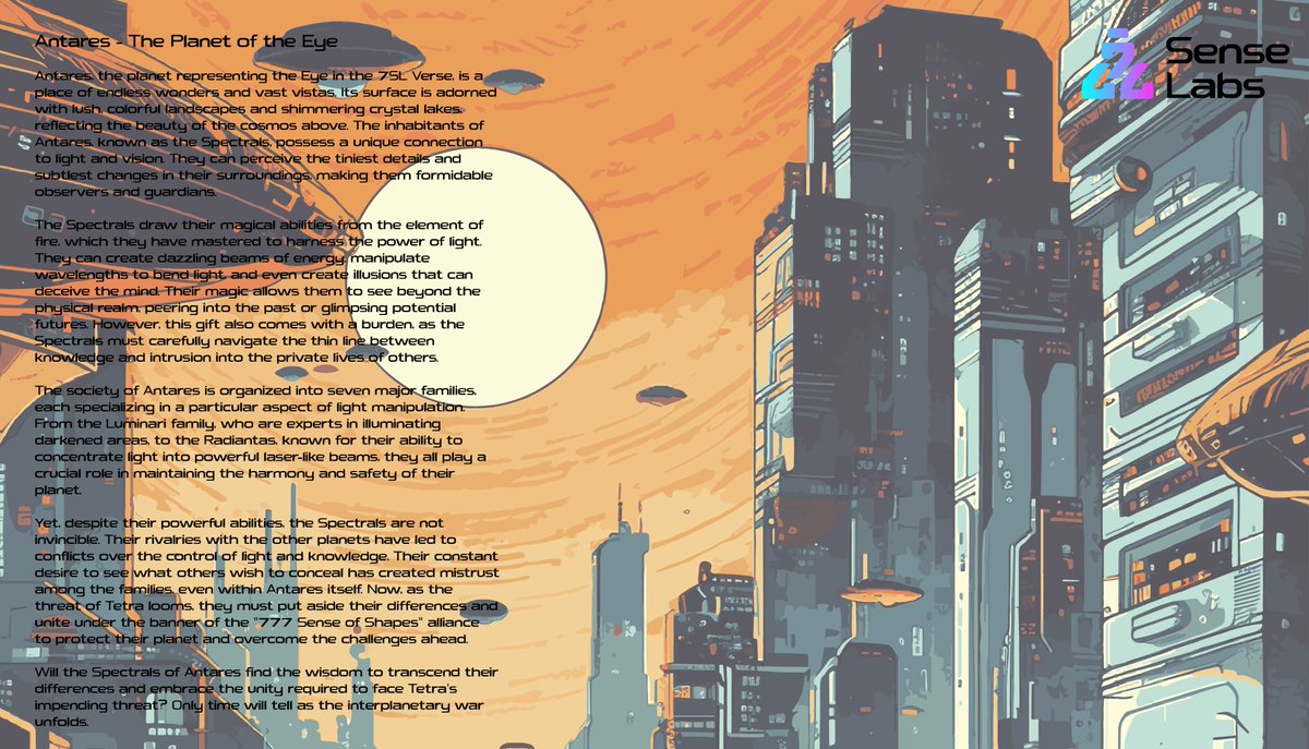 Story of Antares, The Planet of the Eye