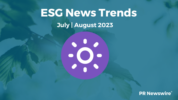 PR Newswire ESG (Environmental Social Governance) tweet media