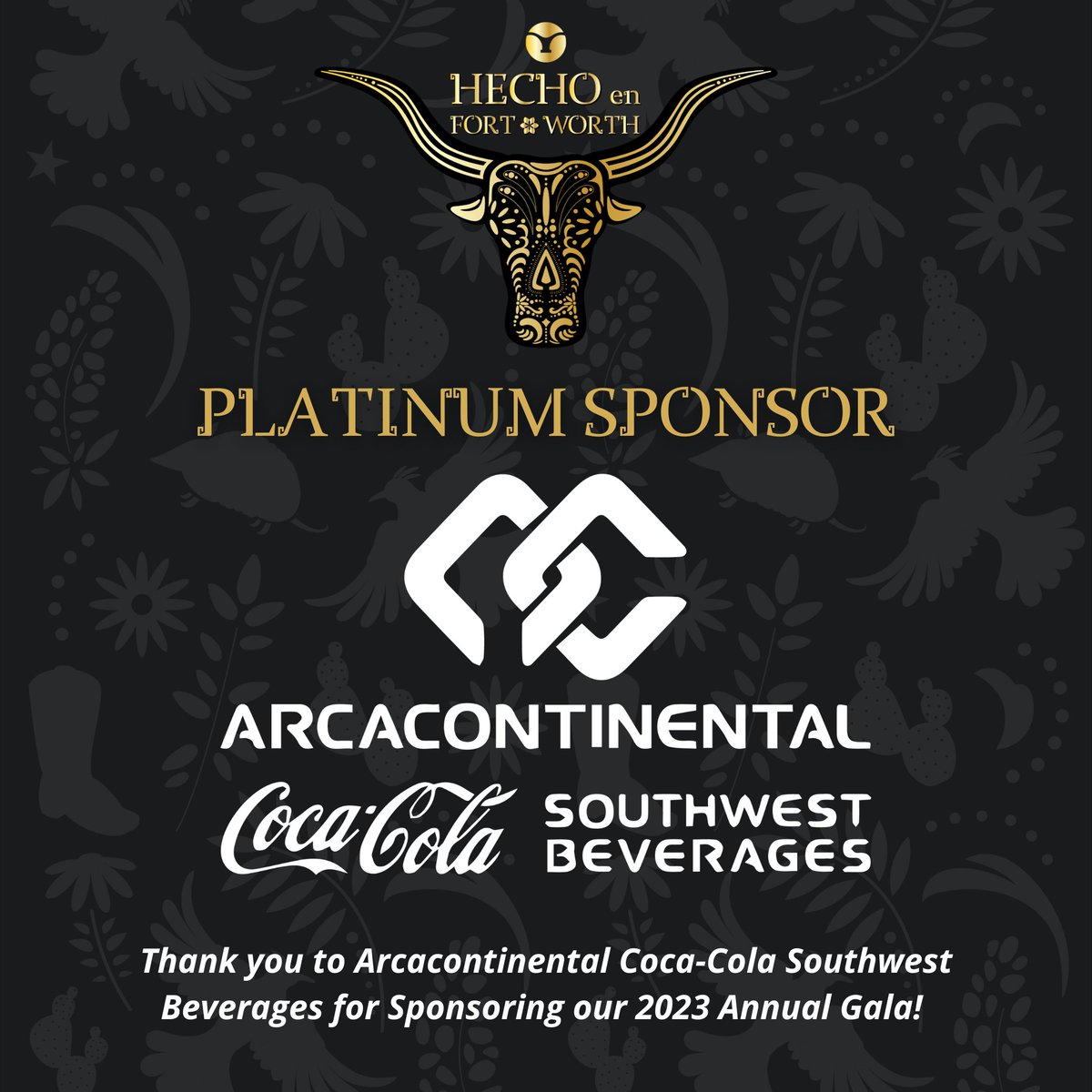 Fort Worth Hispanic Chamber (@fwhcc) on Twitter photo ✨It is #FWHCC50 Gala Week✨
Our 2023 50th Annual Gala and Awards Celebration, Hecho en Fort Worth presented by our Platinum sponsor <a href="/CocaColaSWB/">CocaColaSWB</a> is this Saturday, September 16th🎉
Who is ready?!💃🏻🎊 ✨It is #FWHCC50 Gala Week✨
Our 2023 50th Annual Gala and Awards Celebration, Hecho en Fort Worth presented by our Platinum sponsor <a href="/CocaColaSWB/">CocaColaSWB</a> is this Saturday, September 16th🎉
Who is ready?!💃🏻🎊