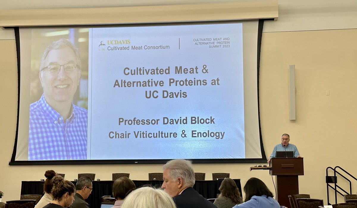 Kicking off the UC Davis Cultivated Meat Summit! #cultivatedmeat #altprotein
