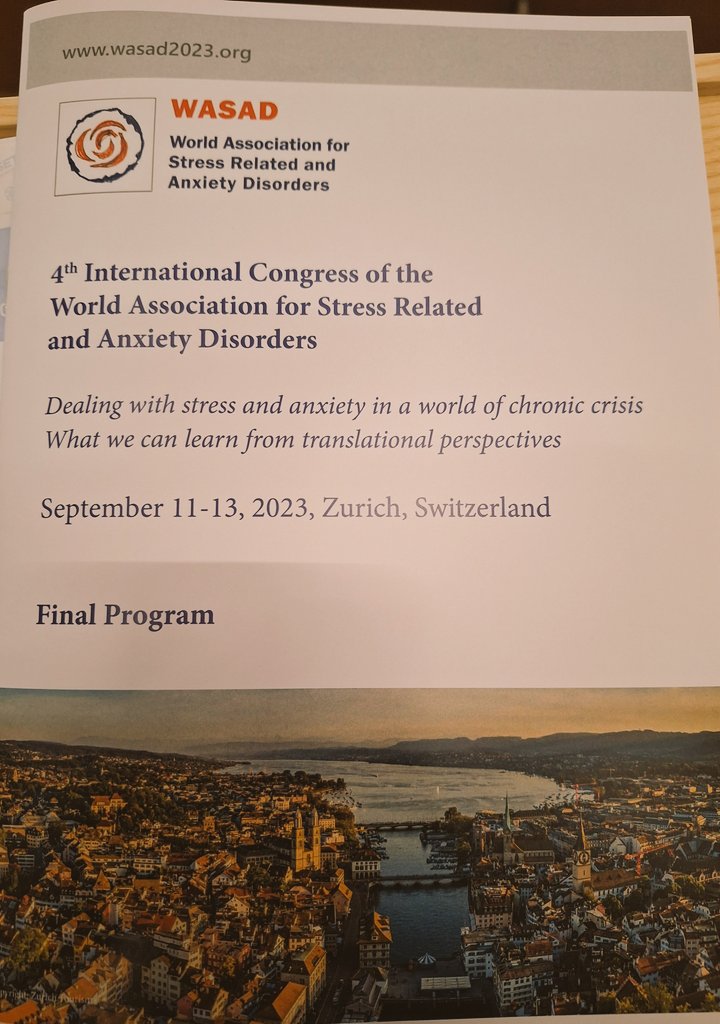 Fort Déborah (@dborahfort) on Twitter photo It was a great honor to present our work on the single-session intervention we developped to treat childbirth-related intrusive memories at #WASAD23. What a beautiful day filled with wonderful presentations in Zurich. ✨️
<a href="/DrAntjeHorsch/">Antje Horsch</a> <a href="/iufrs/">IUFRS (INACTIVE)</a> #PTSD It was a great honor to present our work on the single-session intervention we developped to treat childbirth-related intrusive memories at #WASAD23. What a beautiful day filled with wonderful presentations in Zurich. ✨️
<a href="/DrAntjeHorsch/">Antje Horsch</a> <a href="/iufrs/">IUFRS (INACTIVE)</a> #PTSD