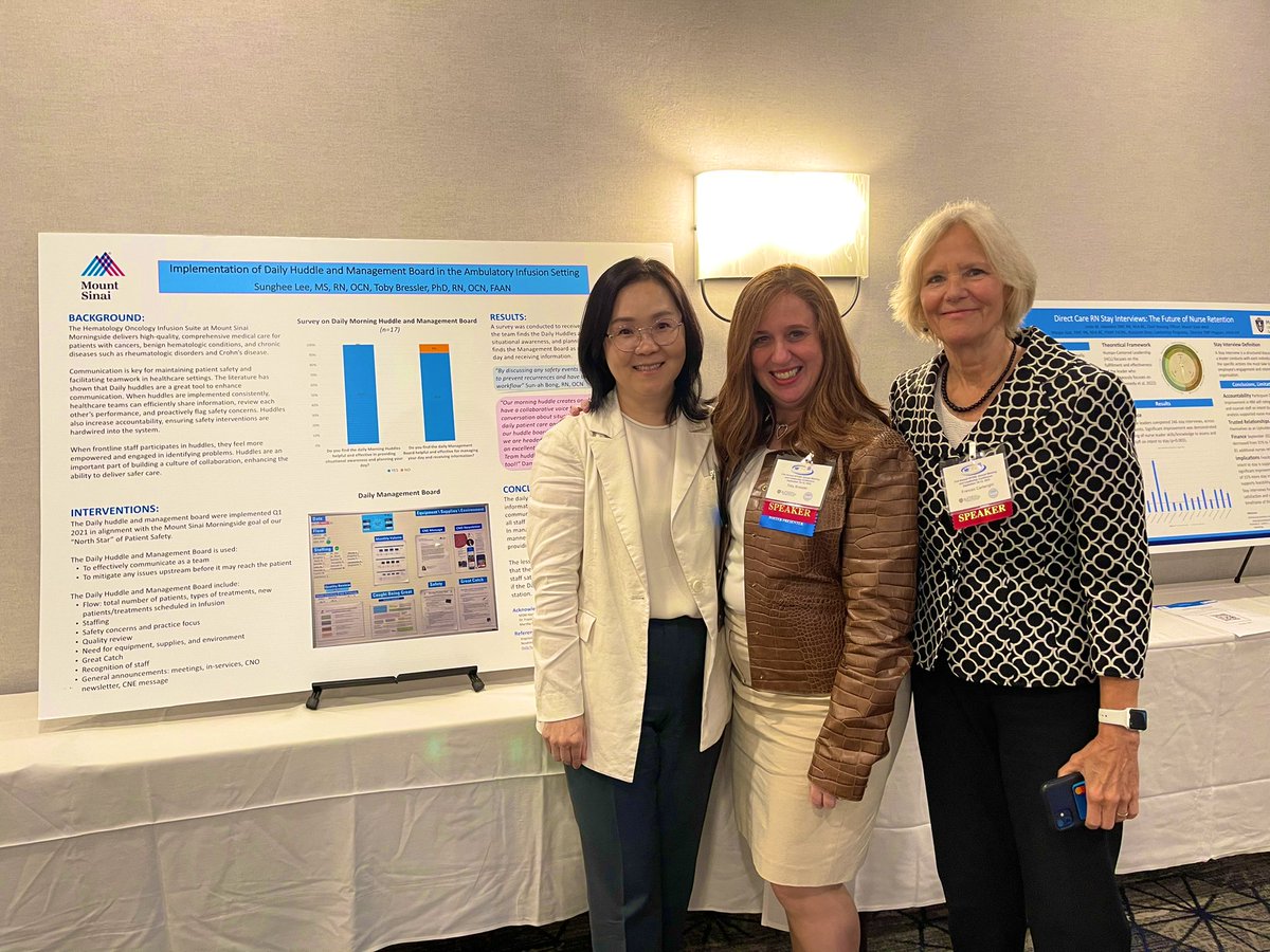 Toby Bressler, PhD, RN, OCN, FAAN (@tobybressler) on Twitter photo Our <a href="/TischCancer/">The Tisch Cancer Institute</a> Oncology Nursing Leadership in action <a href="/NYONL/">R</a>
Sharing our expertise on advance care planning and daily huddles
#TeamTeal #Leadership #BuildingtheFuture
<a href="/MSMorningside/">Mount Sinai Morningside</a> <a href="/MountSinaiNYC/">Mount Sinai Health System</a> Our <a href="/TischCancer/">The Tisch Cancer Institute</a> Oncology Nursing Leadership in action <a href="/NYONL/">R</a>
Sharing our expertise on advance care planning and daily huddles
#TeamTeal #Leadership #BuildingtheFuture
<a href="/MSMorningside/">Mount Sinai Morningside</a> <a href="/MountSinaiNYC/">Mount Sinai Health System</a>