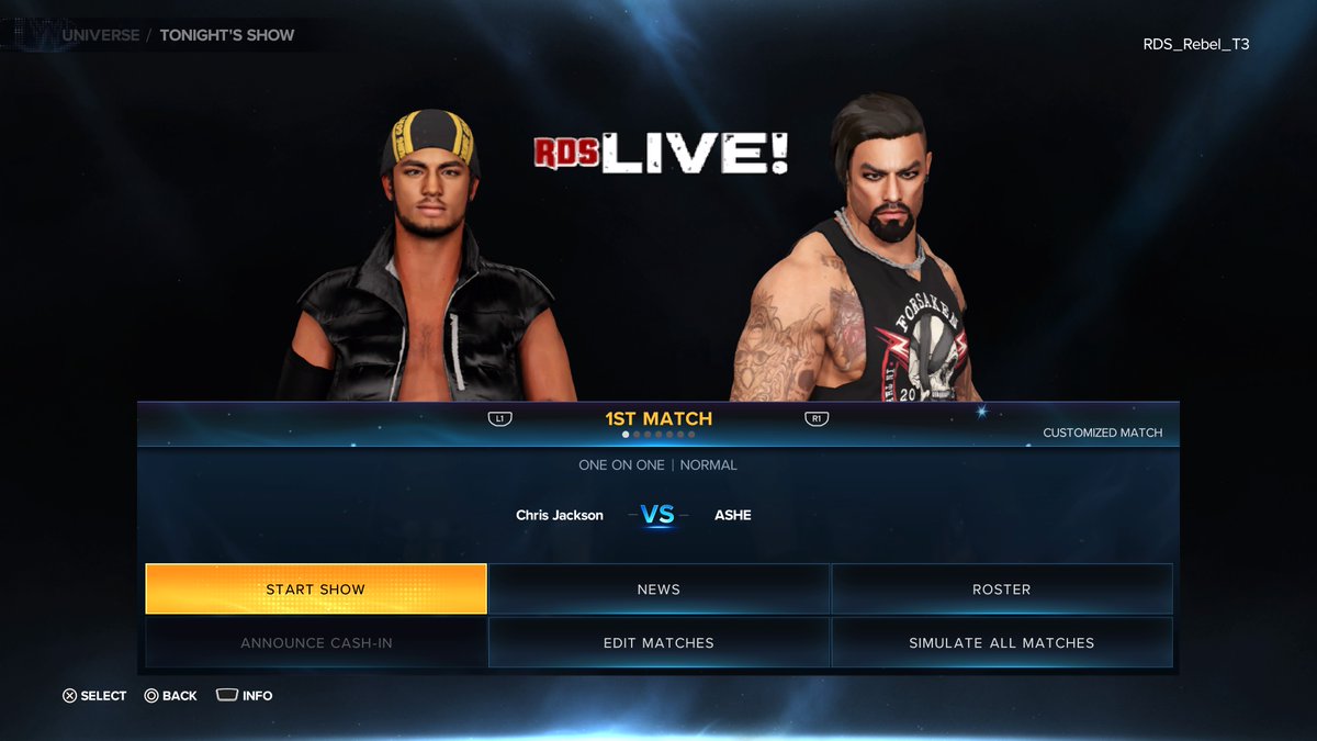 RDS_Rebel_'s tweet photo. #PS5Share, #WWE2K23 https://t.co/N25b0Q1sOS
