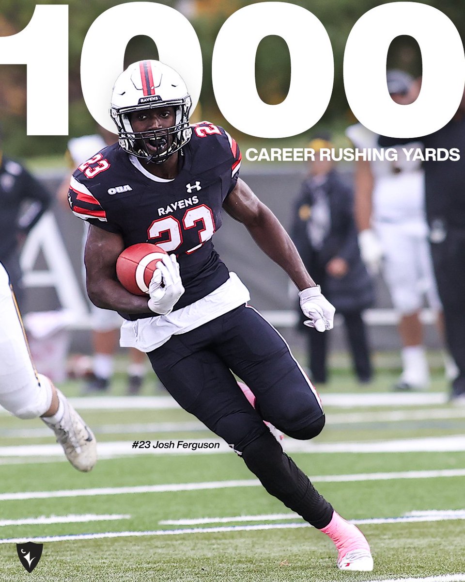 🚨 Career milestone alert! 

Congratulations, Josh Ferguson on hitting 1000 rushing yards this past weekend! 🏈🙌