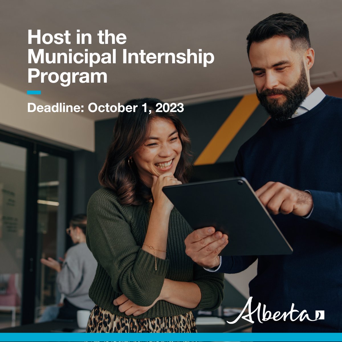 Reminder: the deadline for hosts to apply for the Municipal Internship Program is October 1. Information sessions are also available for municipalities interested in hosting. Learn more at alberta.ca/municipal-inte…