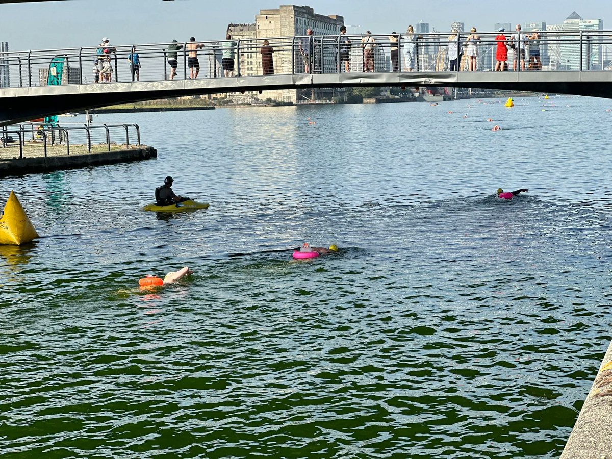 SwimTrek's tweet image. Thrilled to support another fantastic @Dock2DockSwim swim event at the Royal Docks in sunny London! 🏊‍♀️☀️🏙️