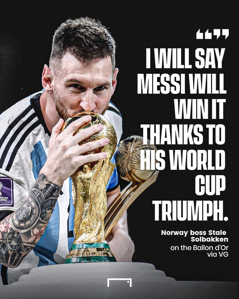 Norway's manager is backing Messi over Haaland 👀