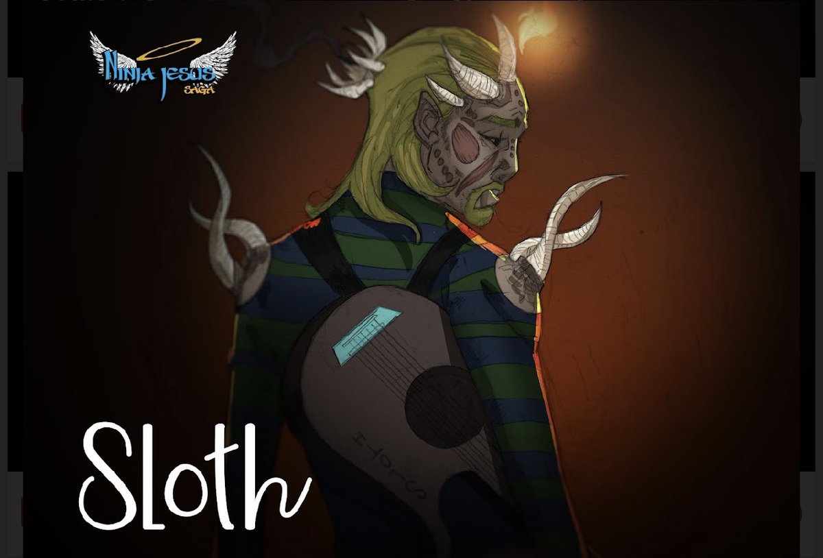 Screamin_Rabbit's tweet photo. You must avoid sloth, that wicked siren.

                                                             Horace

1 of the 7 Deadly Sins coming to Ninja Jesus Saga…Check out this the Kickstarter still live. https://t.co/R32ry6VNyT