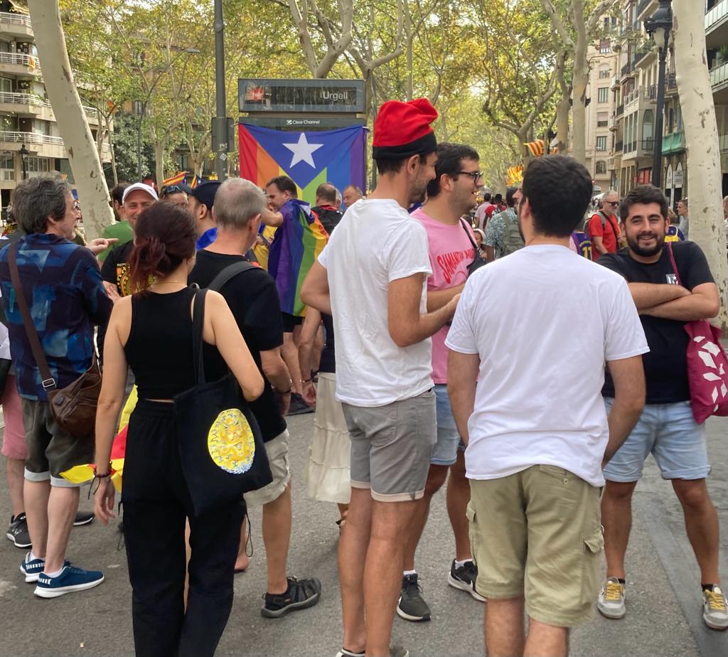 Molt d'ambient a la manifestació de l' #11S2023 de l' <a href="/assemblea/">Assemblea Nacional Catalana</a>