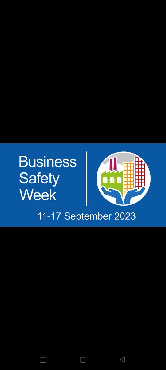 Business Safety Week is here. Please keep an eye out this week for our key fire safety messages  #notjustfires #firesafety #BusinessSafety23